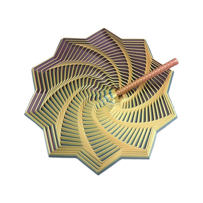 LumiSpire - Geometrischer Helix-Turm | 1+1 GRATIS