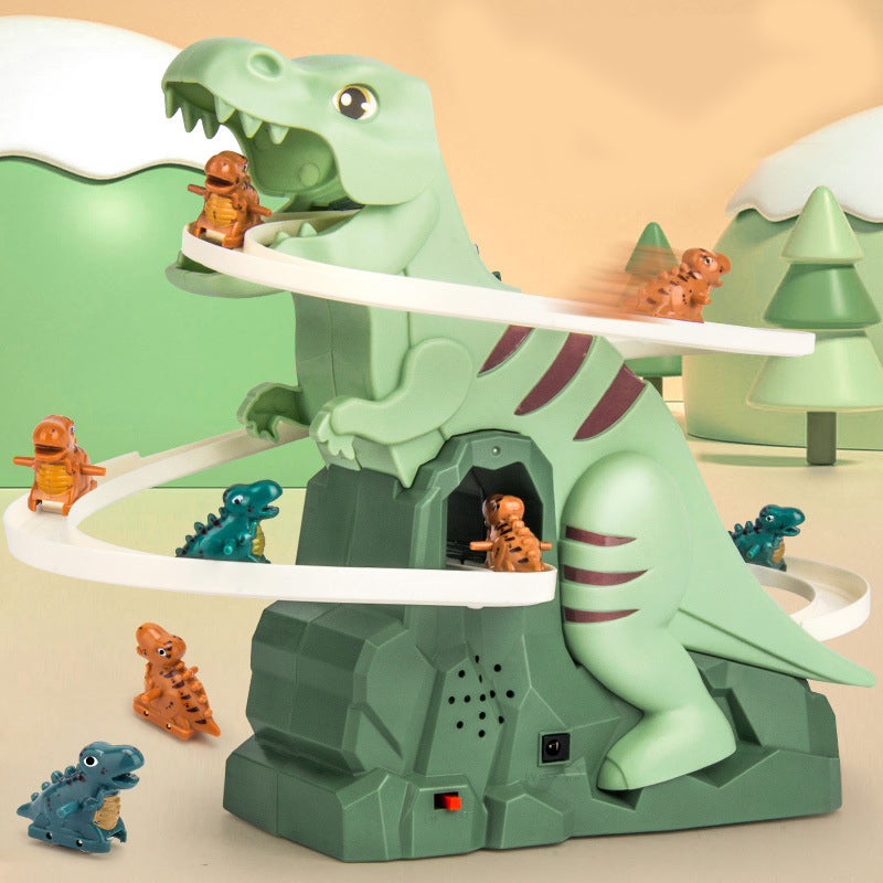 DinoRacer – Dinosaurier-Rennbahn-Set | 50% RABATT