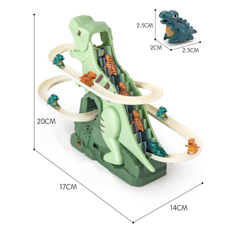 DinoRacer – Dinosaurier-Rennbahn-Set | 50% RABATT