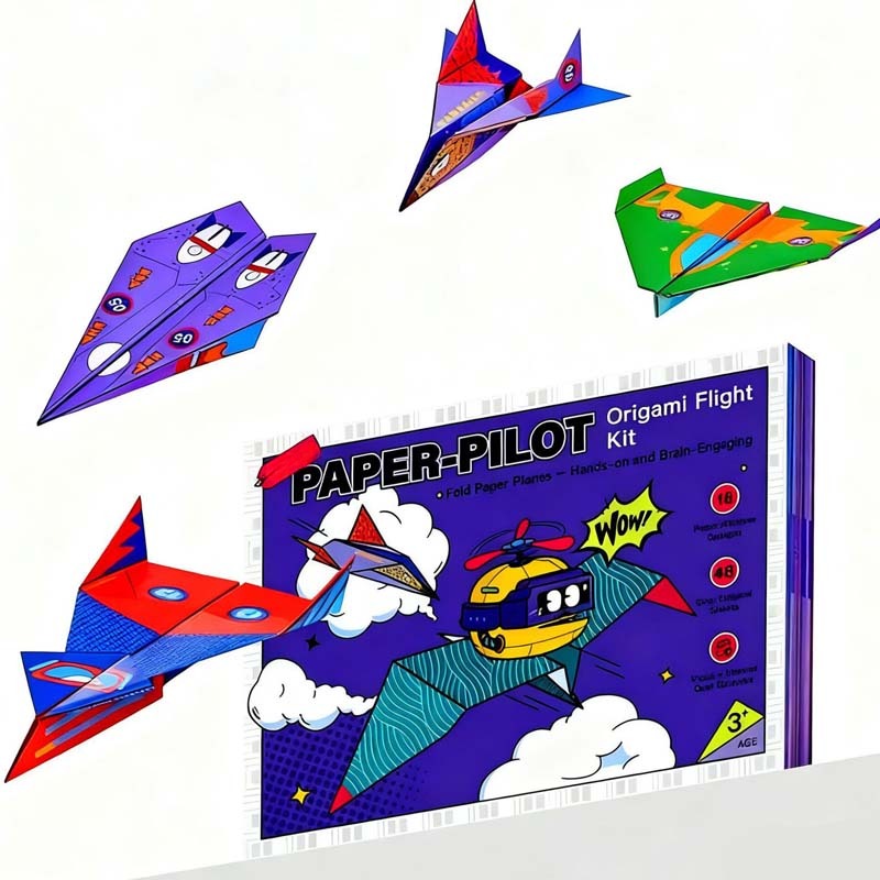 SkyCraft – Kreatives Papierflugzeug-Set | 50% RABATT