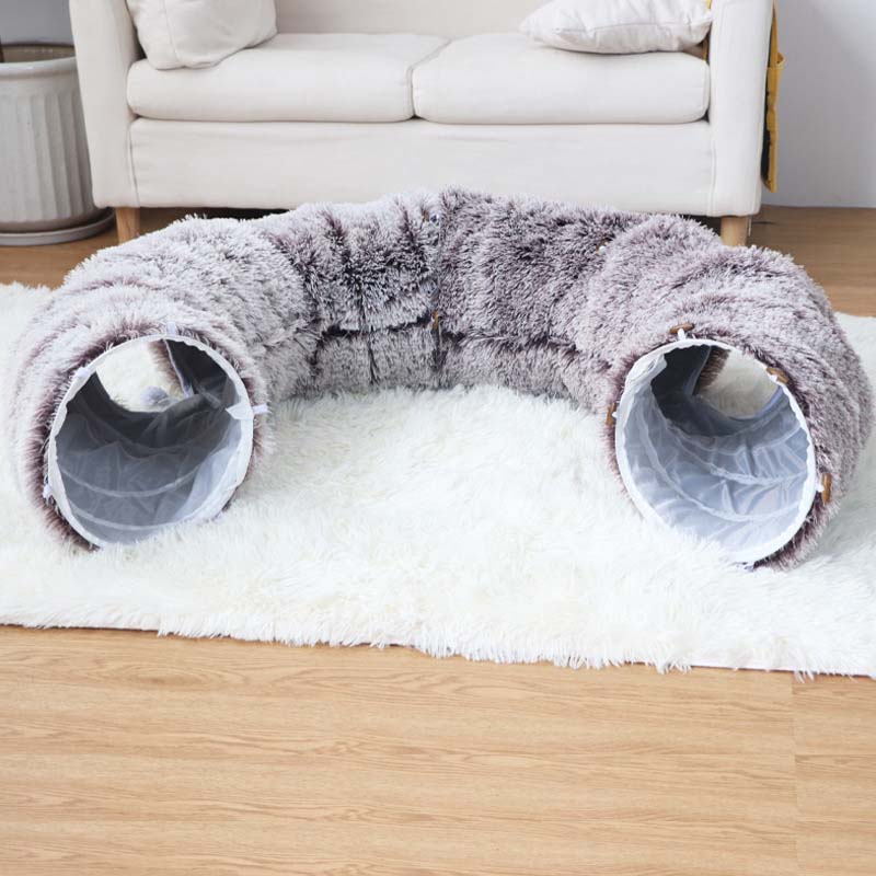 PurrLuxe – Faltbares Katzen-Tunnelbett | 50% RABATT