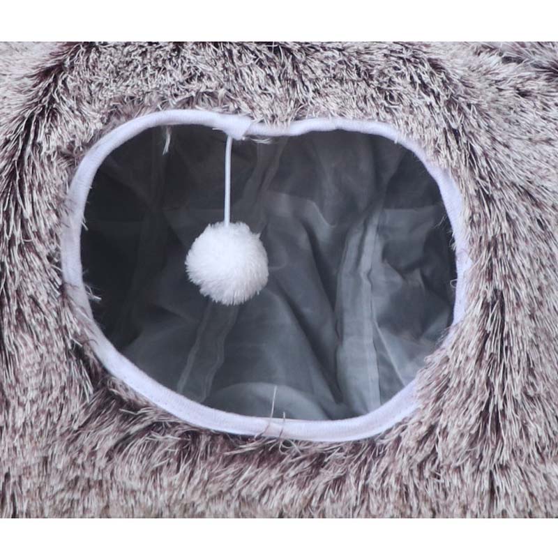 PurrLuxe – Faltbares Katzen-Tunnelbett | 50% RABATT