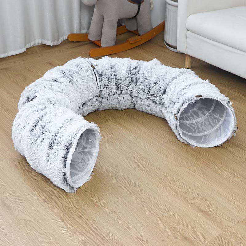 PurrLuxe – Faltbares Katzen-Tunnelbett | 50% RABATT