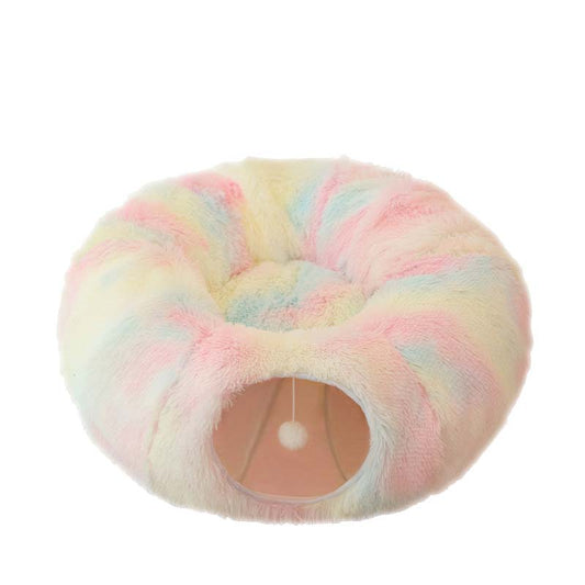 PurrLuxe – Faltbares Katzen-Tunnelbett | 50% RABATT