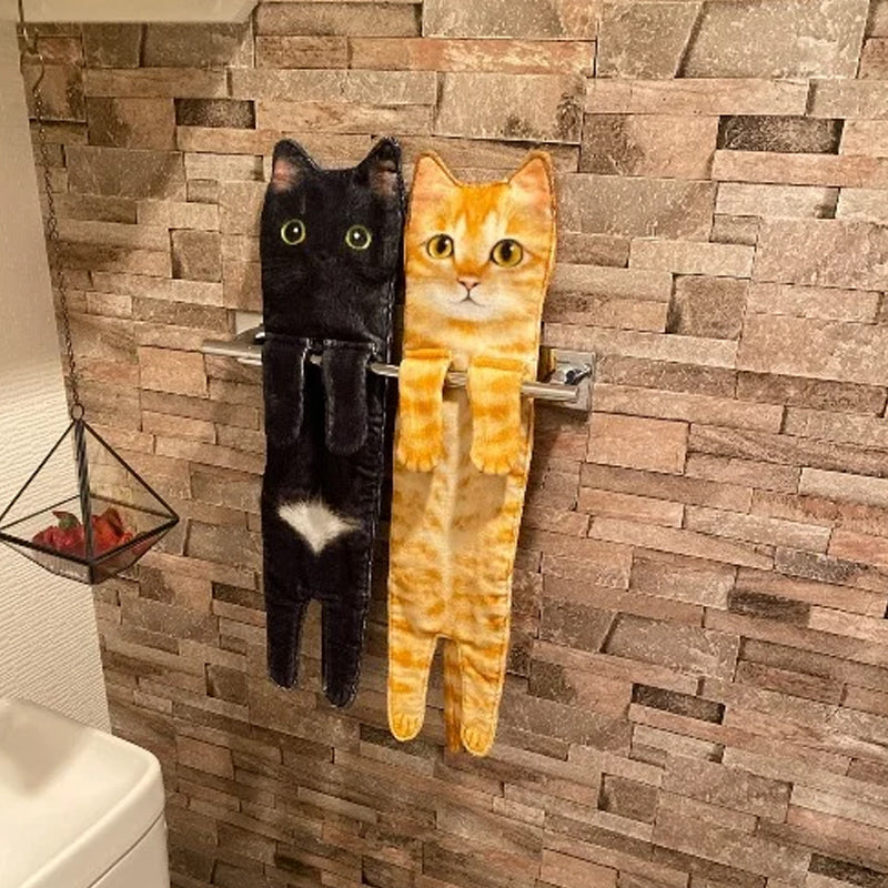 PurrTowel – Süßes Katzen-Handtuch | 1+1 GRATIS