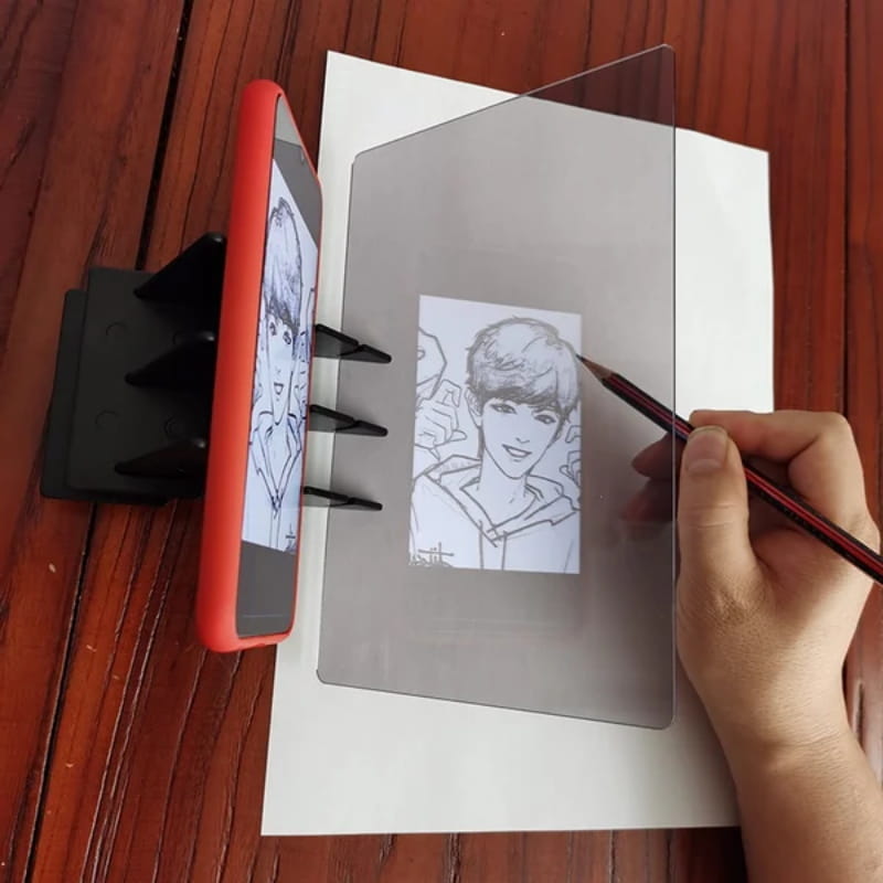 SketchReflect – Optische Projektions-Zeichenplatte | 1+1 GRATIS