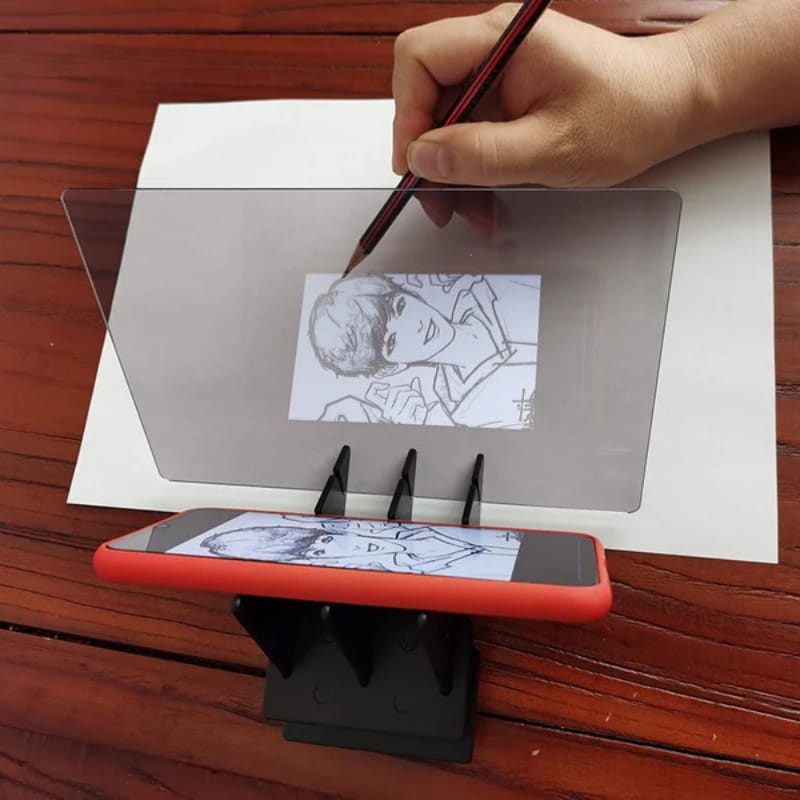 SketchReflect – Optische Projektions-Zeichenplatte | 1+1 GRATIS