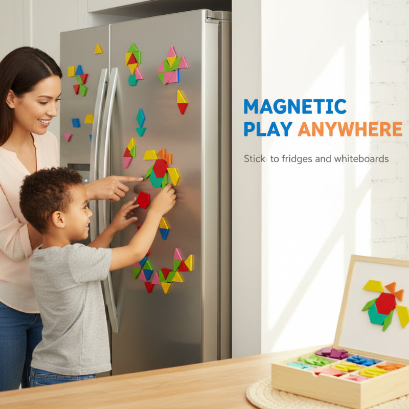 GeoMagico – Kreatives Magnet-Puzzleset | 50% RABATT