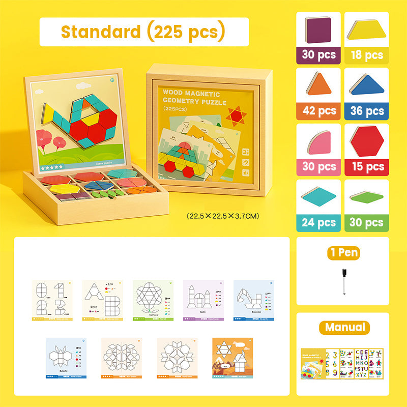 GeoMagico – Kreatives Magnet-Puzzleset | 50% RABATT