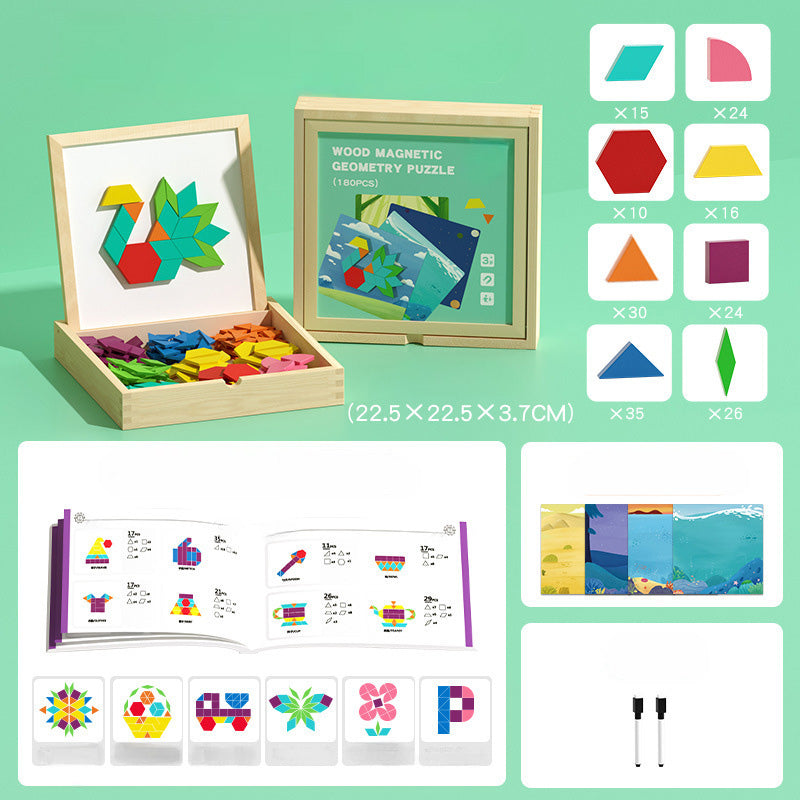 GeoMagico – Kreatives Magnet-Puzzleset | 50% RABATT