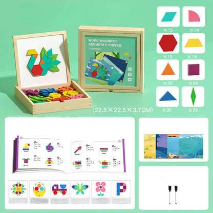 GeoMagico – Kreatives Magnet-Puzzleset | 50% RABATT