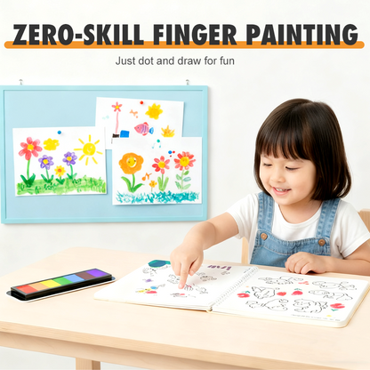 FingerFun – Fingerabdruck-Malbuch für Kinder