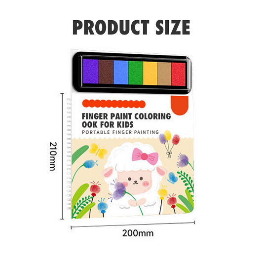 FingerFun – Fingerabdruck-Malbuch für Kinder