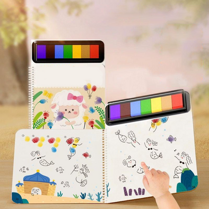 FingerFun – Fingerabdruck-Malbuch für Kinder
