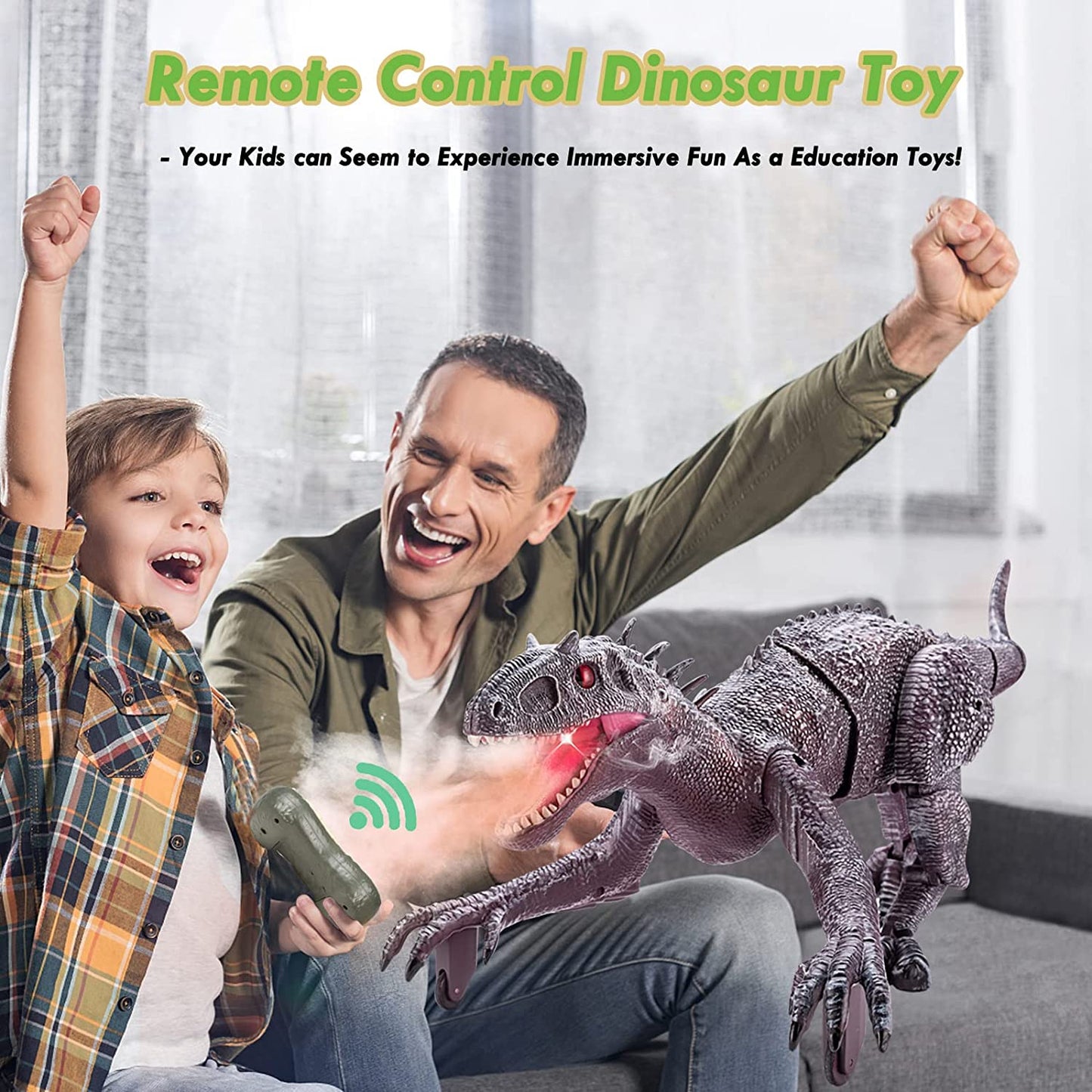 DinoRex™ | Realistischer ferngesteuerter Dinosaurier