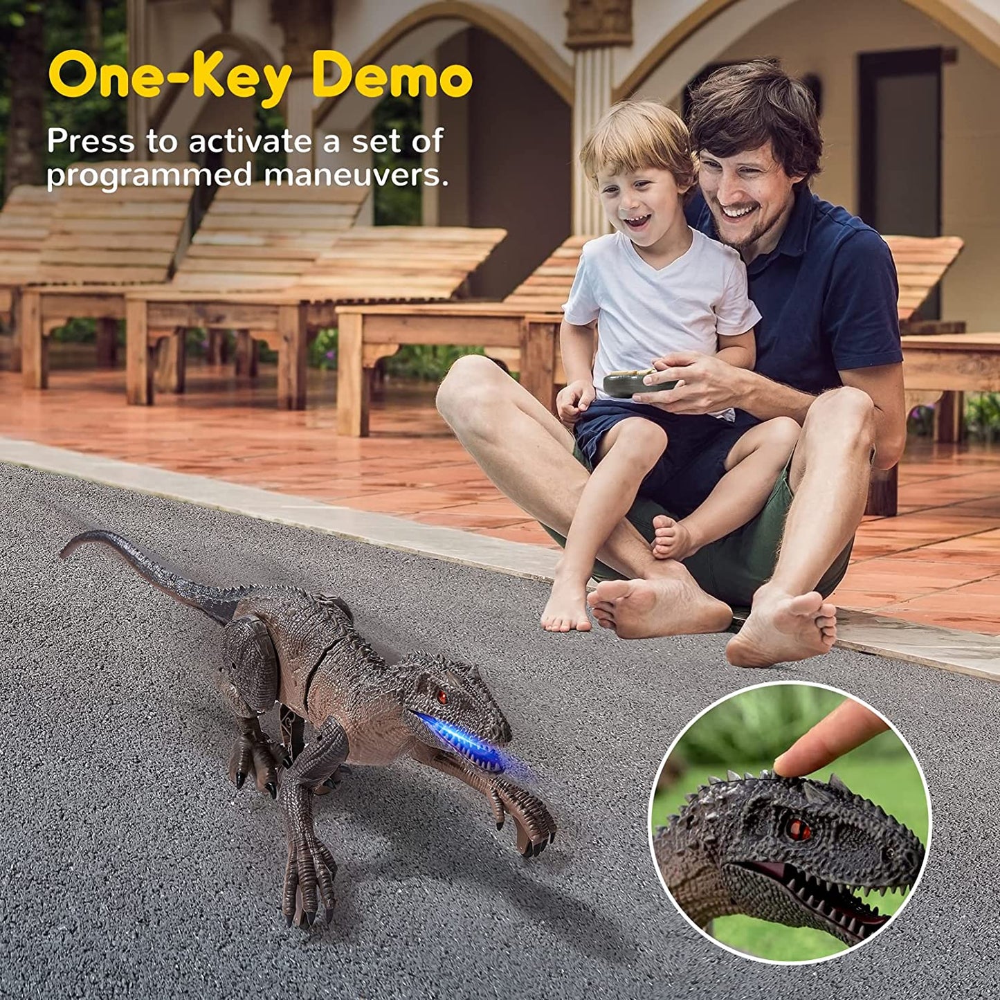 DinoRex™ | Realistischer ferngesteuerter Dinosaurier