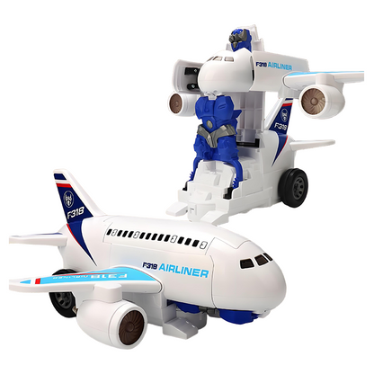 SkyBot – 2-in-1 Flugzeug-Roboter-Spielzeug