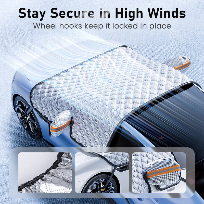 Letzter Tag Rabatt! | FrostGuard™ – Magnetische Auto-Schneeabdeckung gegen Schnee, Eis & Frost!