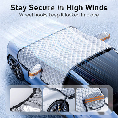 Letzter Tag Rabatt! | FrostGuard™ – Magnetische Auto-Schneeabdeckung gegen Schnee, Eis & Frost!