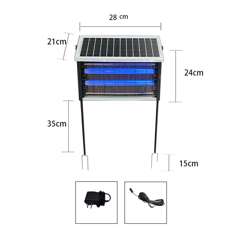 LunaZap™ | Solar Insektenvernichter – 3500V, UV & wetterfest