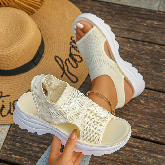 🔥🔥 Atmungsaktive Plateau-Sandalen aus Mesh für Damen [Letzter Tag Rabatt]