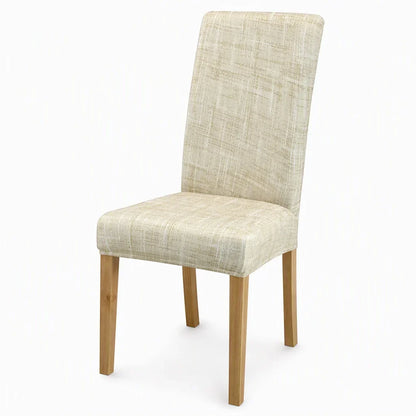 Snugback™ – Elastischer Esszimmerstuhlbezug im Karomuster