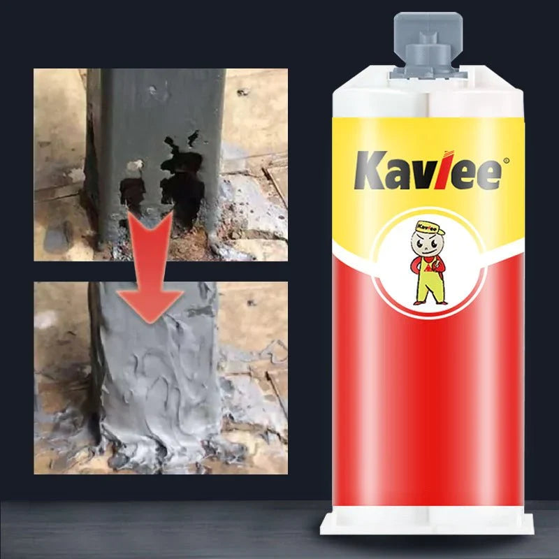 2K Epoxidharz Kleber - Hochfester Klebstoff für Metall, Holz & Kunststoff