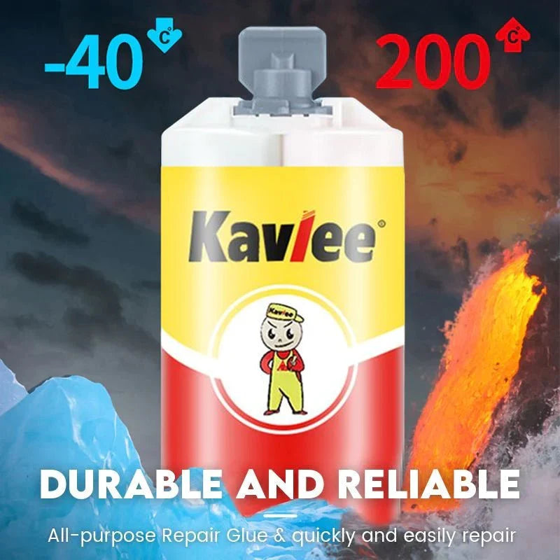 2K Epoxidharz Kleber - Hochfester Klebstoff für Metall, Holz & Kunststoff