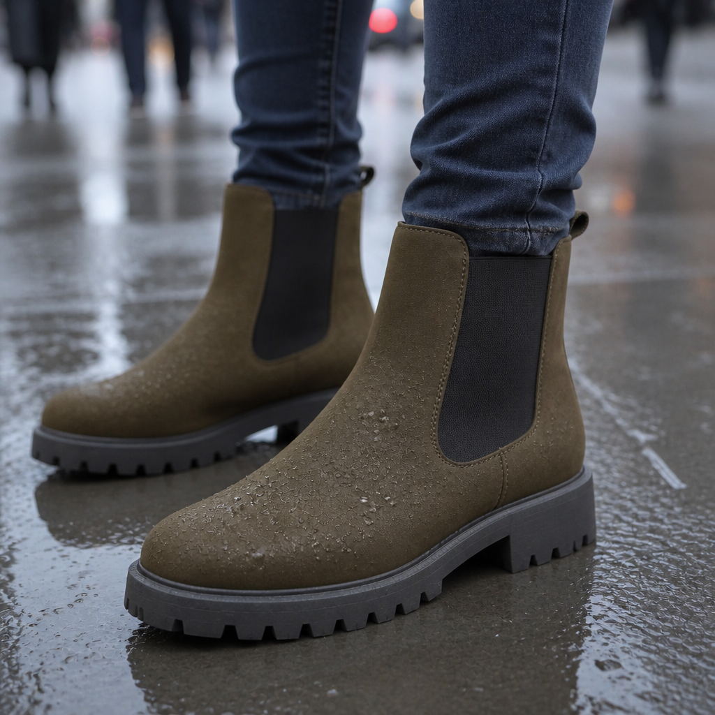 Traqora – Chelsea Boots mit weiter Passform und elastischen Einsätzen