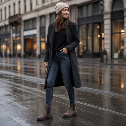 Traqora – Chelsea Boots mit weiter Passform und elastischen Einsätzen