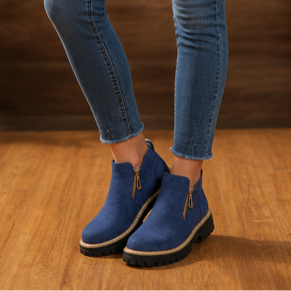 Stridewell – Stiefeletten mit eckigem Absatz und Reißverschluss
