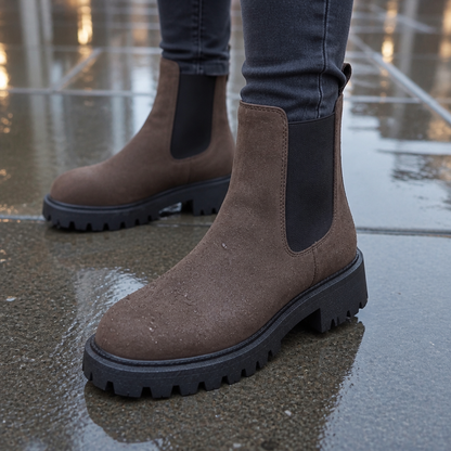 Traqora – Chelsea Boots mit weiter Passform und elastischen Einsätzen