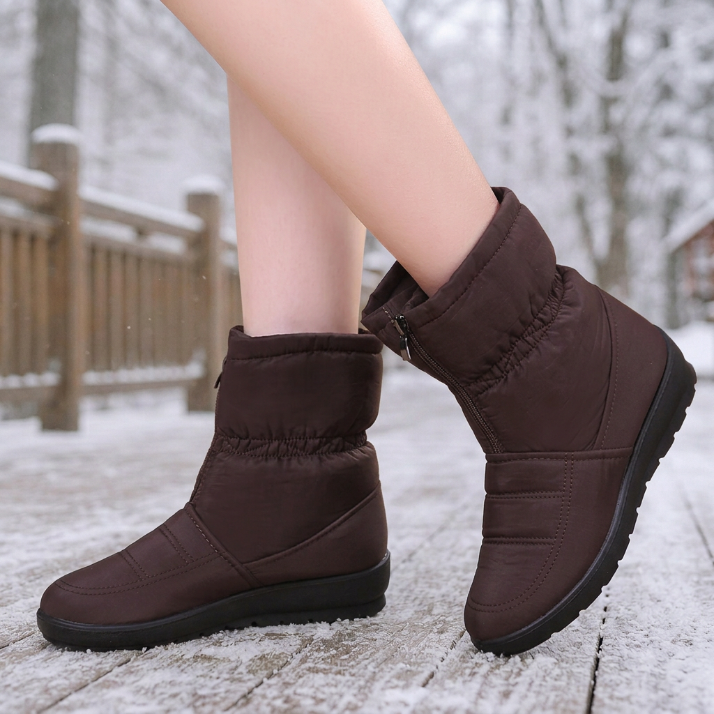 Frostbella – Rutschhemmende Winterstiefel mit warmem Innenfutter & Reißverschluss