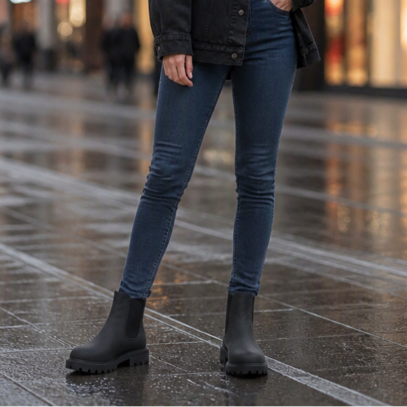 Traqora – Chelsea Boots mit weiter Passform und elastischen Einsätzen