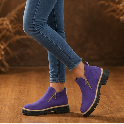 Stridewell – Stiefeletten mit eckigem Absatz und Reißverschluss