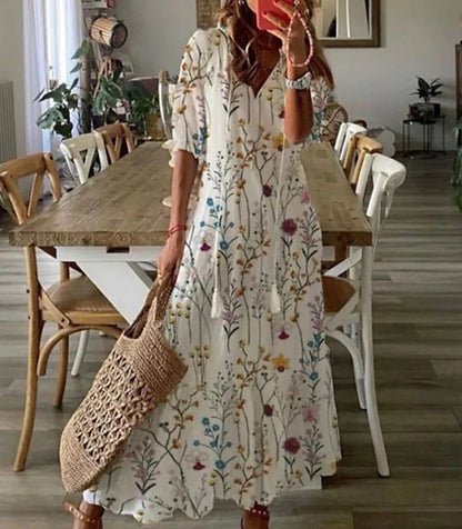 Joanne – Sommerkleid mit V-Ausschnitt