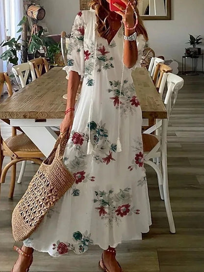 Joanne – Sommerkleid mit V-Ausschnitt
