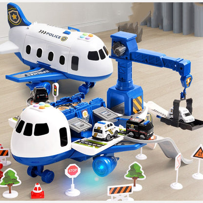 SkyBuilder™ | Flugzeugset mit Mini-Baufahrzeugen für kreative Entdecker