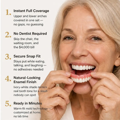 Pearlesse – Natural-Look Multi-Tonal Cosmetic Smile Veneer + 50% OFF