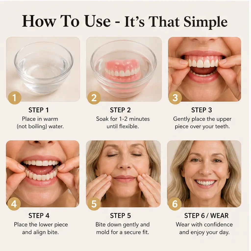 Pearlesse – Natural-Look Multi-Tonal Cosmetic Smile Veneer + 50% OFF