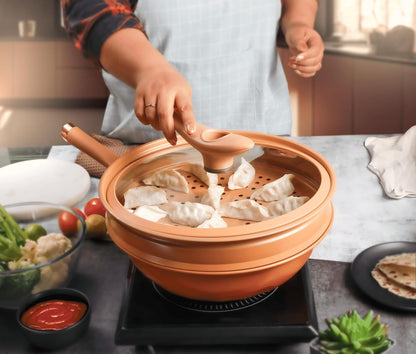 SuperWok – Antihaft-Frittierwok mit Deckel und extra Tiefe