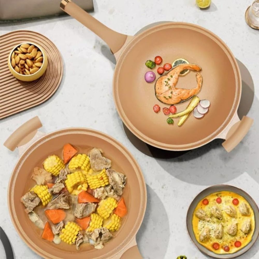 SuperWok – Antihaft-Frittierwok mit Deckel und extra Tiefe