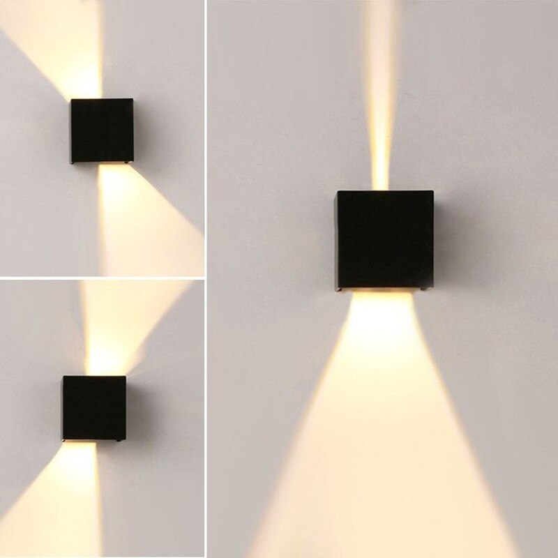 HelleNacht™ Premium LED-Wandleuchte | Wasserdicht IP65 | Bewegungsmelder | Warmweißes Up-&-Down-Licht