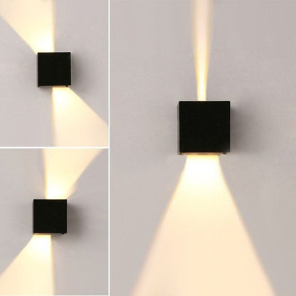 HelleNacht™ Premium LED-Wandleuchte | Wasserdicht IP65 | Bewegungsmelder | Warmweißes Up-&-Down-Licht