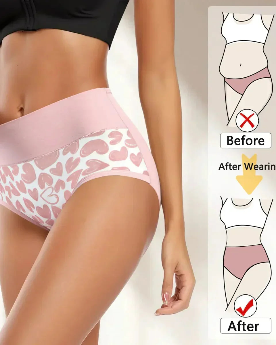 Cottina™ – Weicher, elastischer Damen-Slip aus Baumwolle mit Druck