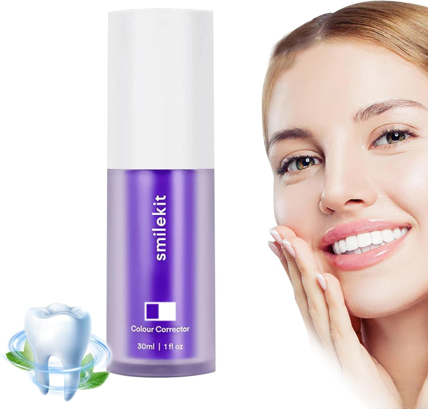 1+1 GRATIS! | V34 WhiteGlow™ | Sofortiger Effekt sichtbar nach der ersten Anwendung